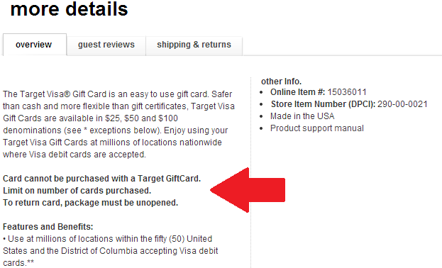 Target Visa Gift Card and ShopDiscover - Ways to Save Money when ...